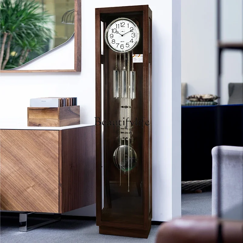 European floor clock living room simple creative German movement light luxury modern mechanical floor clock