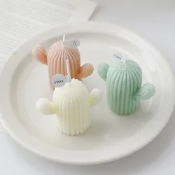 Cactus Plant Candle Silicone Mould DIY Handmade Candle Mould Gypsum Forming Resin Mould Aromatherapy Soap Candle Making Supplies