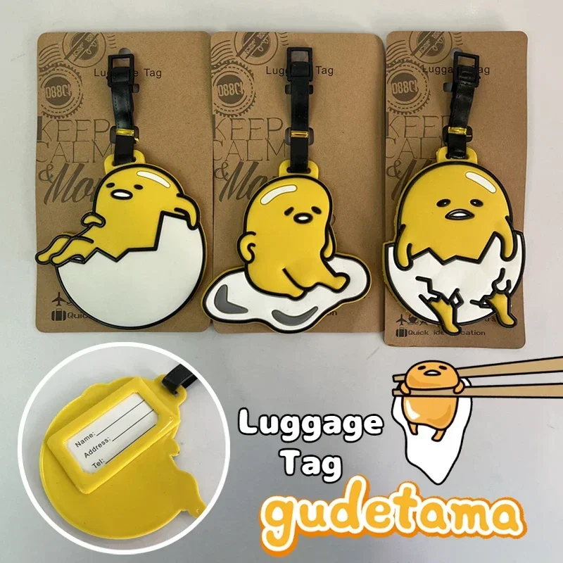 専用♡おすそ分けマステケース　ggaggong様　ステッカー　メモ　PET New Sanrio Cute Gudetama Luggage Travel Accessories Tag