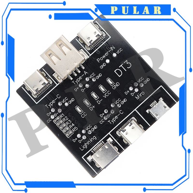 Enhanced Multi-Platform USB Cable Testing Tool - Short Circuit & On-Off Detection Board