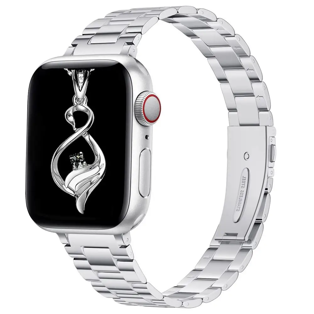 ตัวเลือกสินค้า สายคาดนาฬิกาสแตนเลสสตีล สำหรับ Apple Watch ทุกขนาด