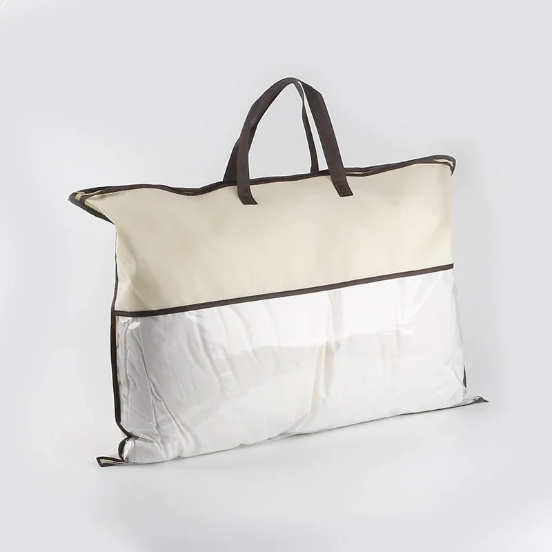 Non-Woven Fabric Storage Bag Wardrobe Clothes Bag With Handle Clothes Blanket Quilt Pillow Anti-Dust Large Capacity Storage Bags 3