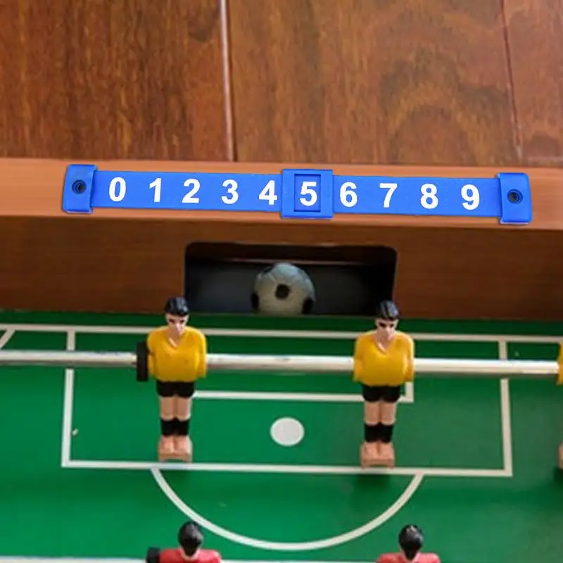 2 Pieces Universal Foosball Counter Scoring Units Table Soccer Mini Scoreboard Score Keepers Standard Tables Parts Replacement table football game tabletop soccer game