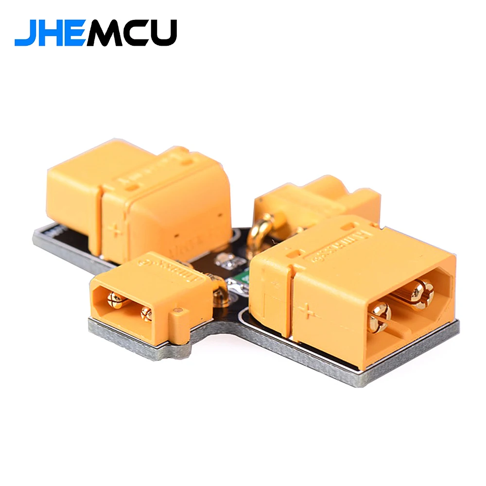 JHEMCU Amass Smoke Stopper 1-6S 30V XT30 XT60 Fuse Installation Test Safety Plug Short-circuit Protection For RC FPV Drone Model