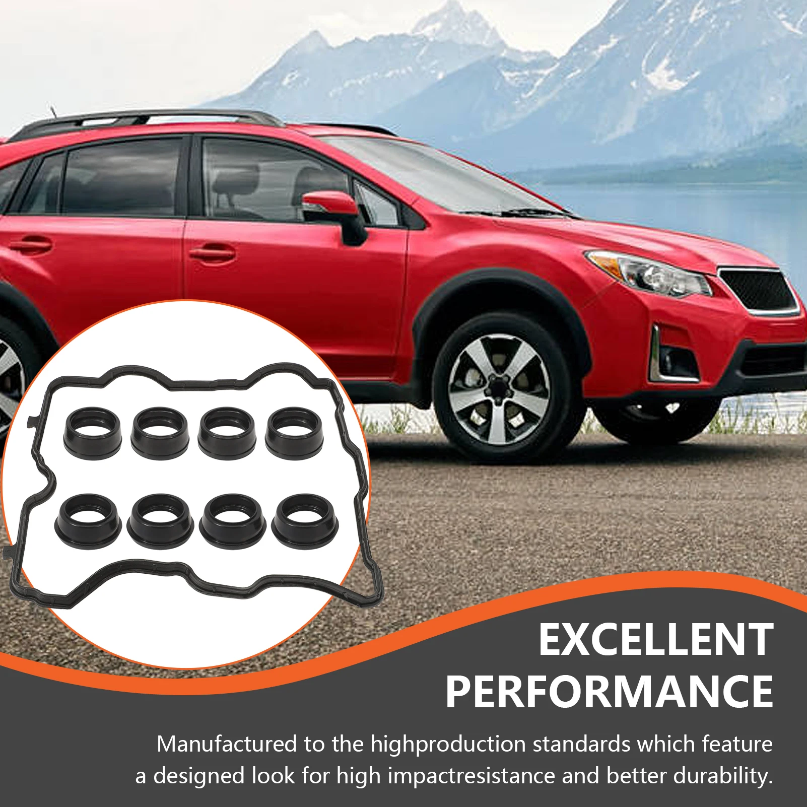 Engine Valve Cover Gasket Set VS50830R 13279AA360 For Subaru Vehicle-Crosstrek 2.0L H4 GAS 11-18 Forester 2.5L H4 GAS