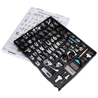 11-82pcs/Set Sewing Machine Presser Foot Press For Brother Singer Kit Braiding Blind Stitch OverLock Zipper Ruler Parts 2