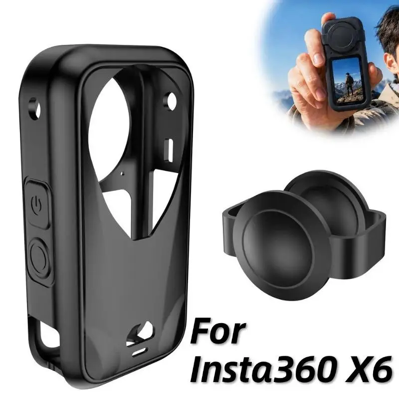 Silicone Protective Sleeve for Action Camera - Full Body Anti-Scratch & Shockproof Cover