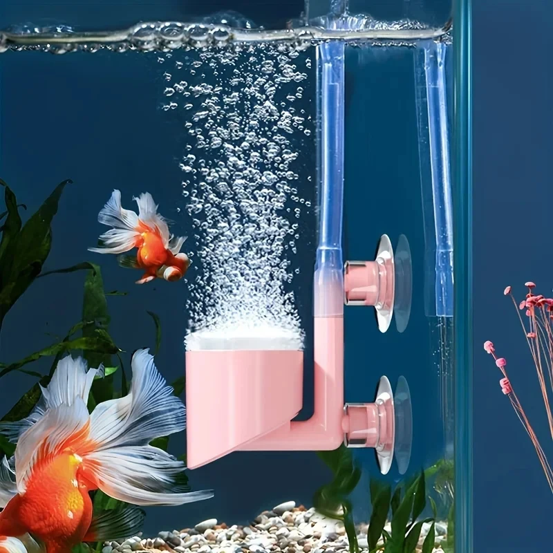 Aquarium Fish Tank Air Pump Mini Bubble Tray Air Purifier Ultra Dense Bubble Rock Oxygenation