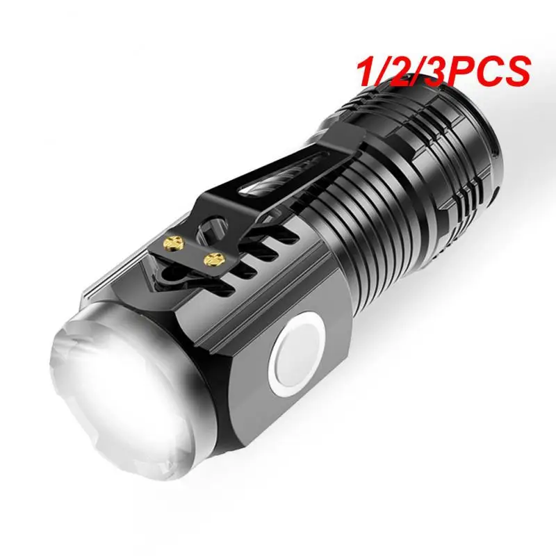 

Уличный мини-фонарик с мощным магнитом, портативный светильник с тремя глазами, перезаряжаемый аварийный фонарь монстра, 1/2/3 шт.