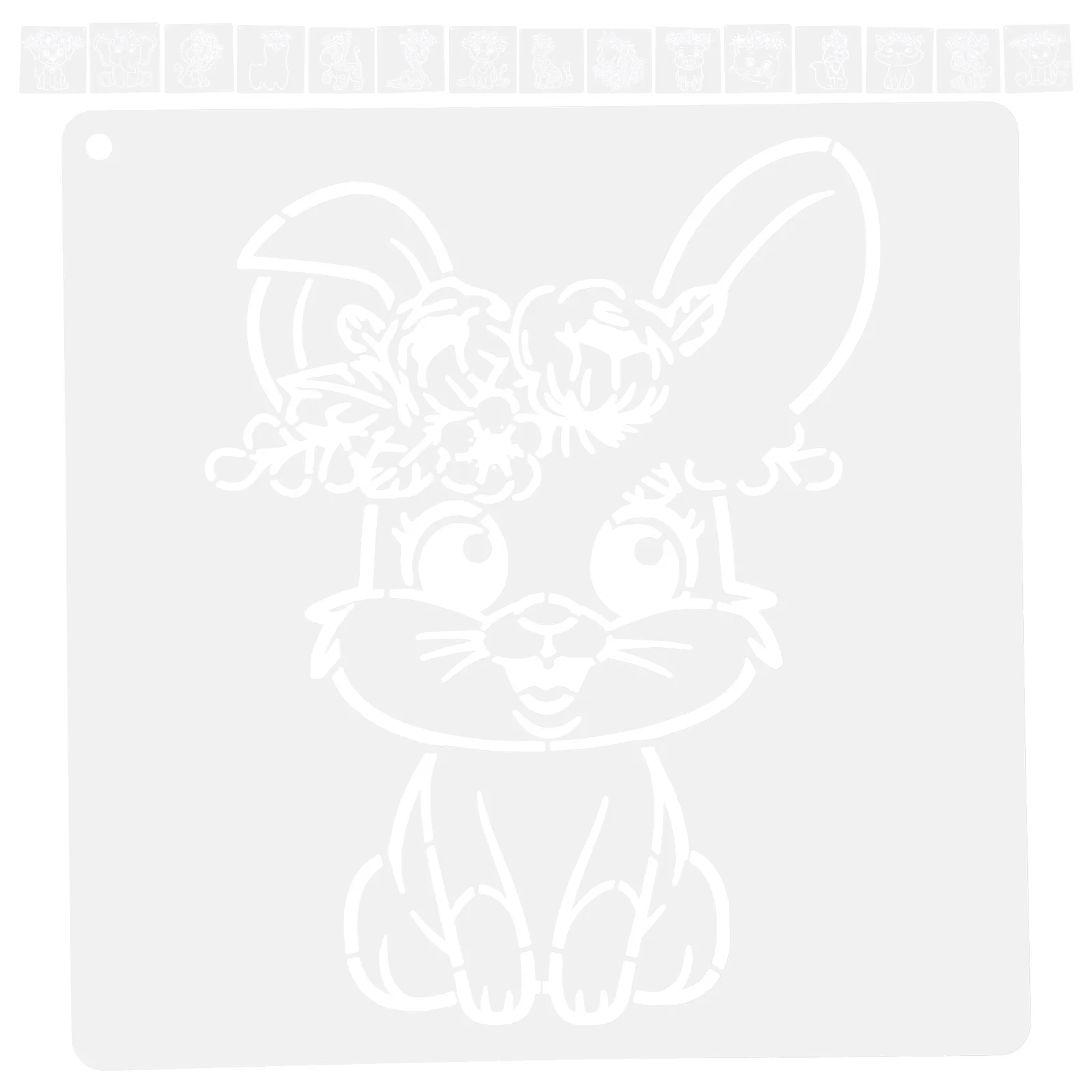 

16 шт. животных Граффити Шаблон живопись нежный цветок фотоэлемент детский