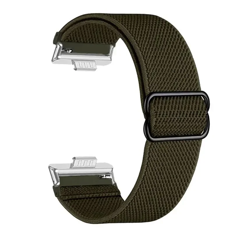 Nylon Loop Elastic Weave Bracelet Strap