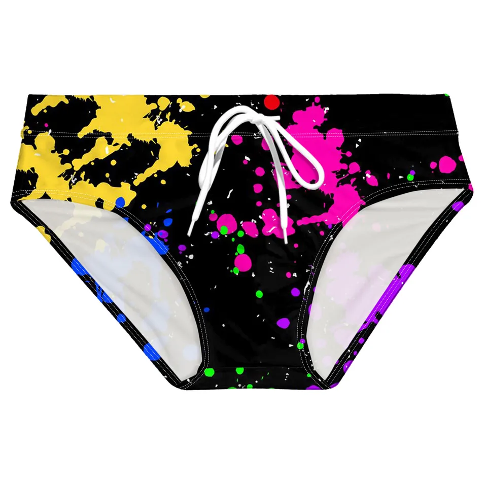 Men's Hawaii Triangle Swim Trunks Comfortable Beachwear