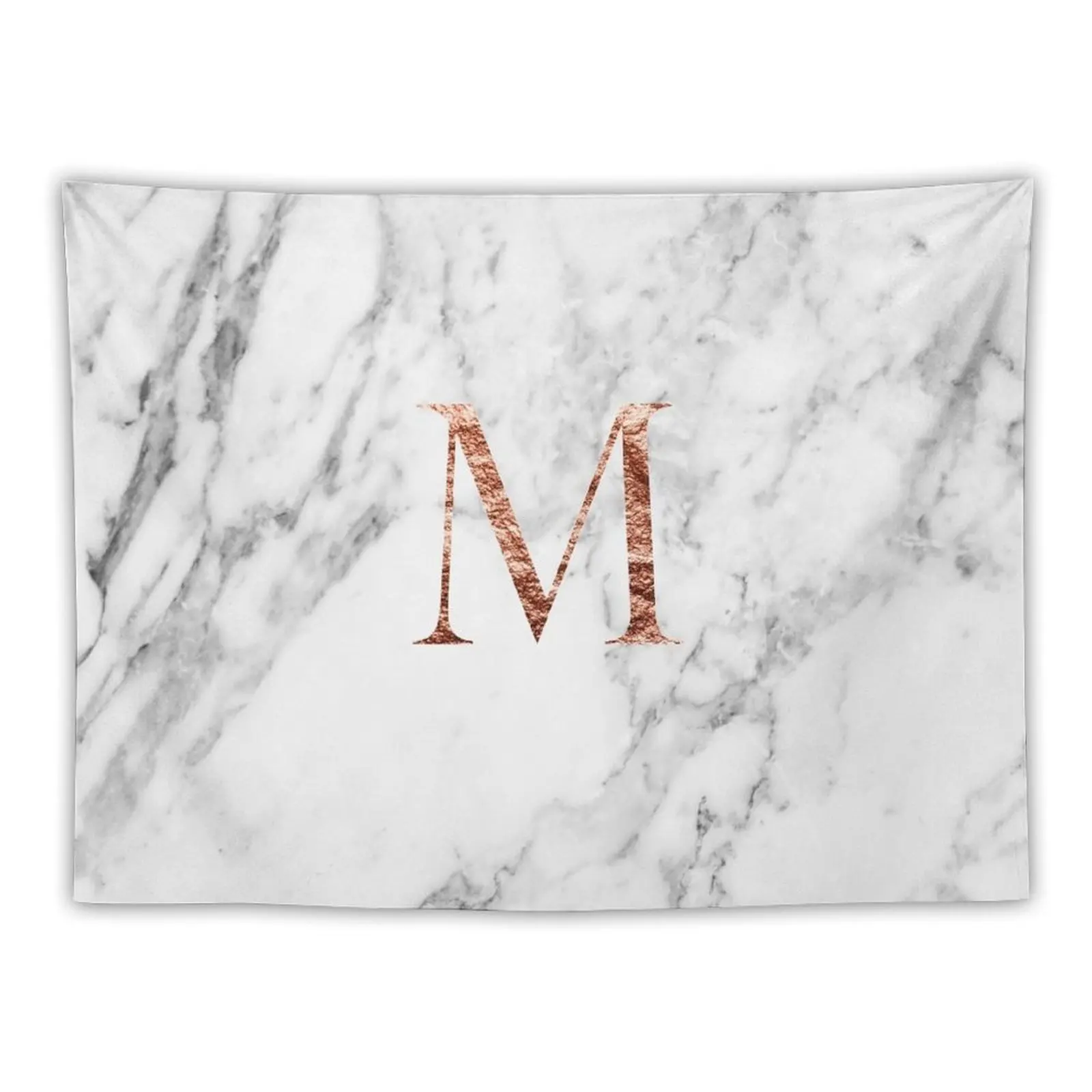 

Monogram rose marble M Tapestry Decoration Room Wallpaper Outdoor Decoration Decor For Bedroom Tapestry