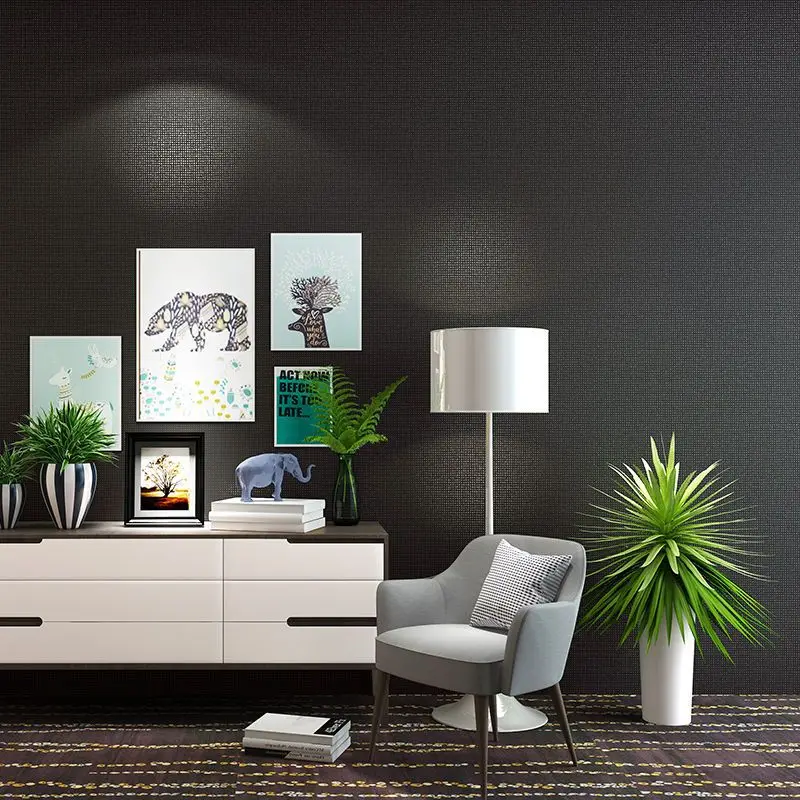 

Papel De Parede Wallpaper Modern Minimalist Glitter Grid Pattern Wallpaper Shop Living Room Bedroom Pure Color Wallpaper