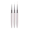 KADS 100% Pure Kolinsky Sable French Stripe Liner Brush for Manicure 3D Tips Ultra-thin Lines Grid Flower Drawing Pen Nail Tool 4
