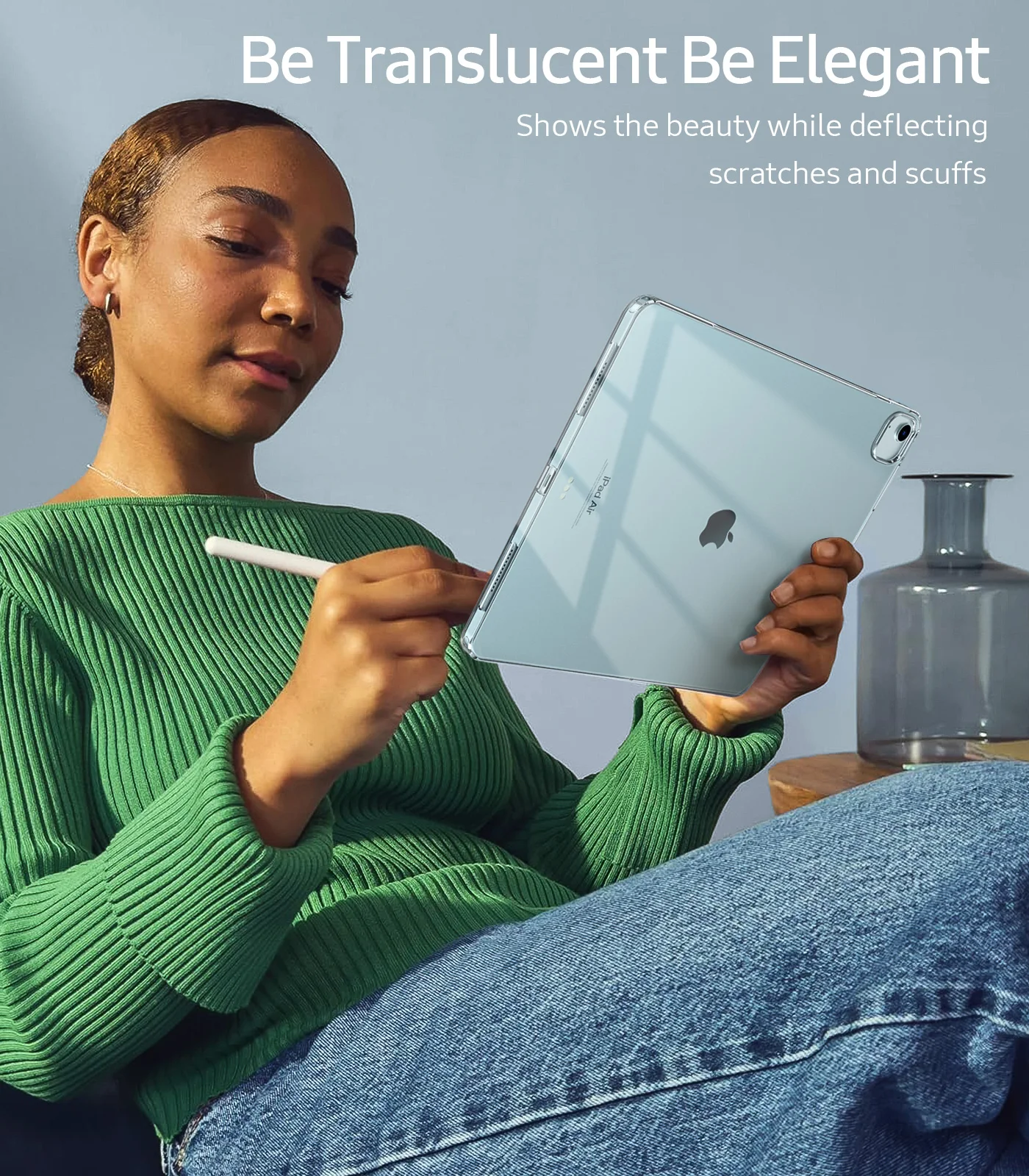 Ultra-Slim Transparent Protective Case