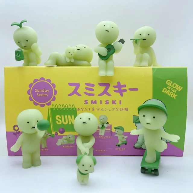 High Quality Smiski Sunday Series 1:1Replica Blind Box Night