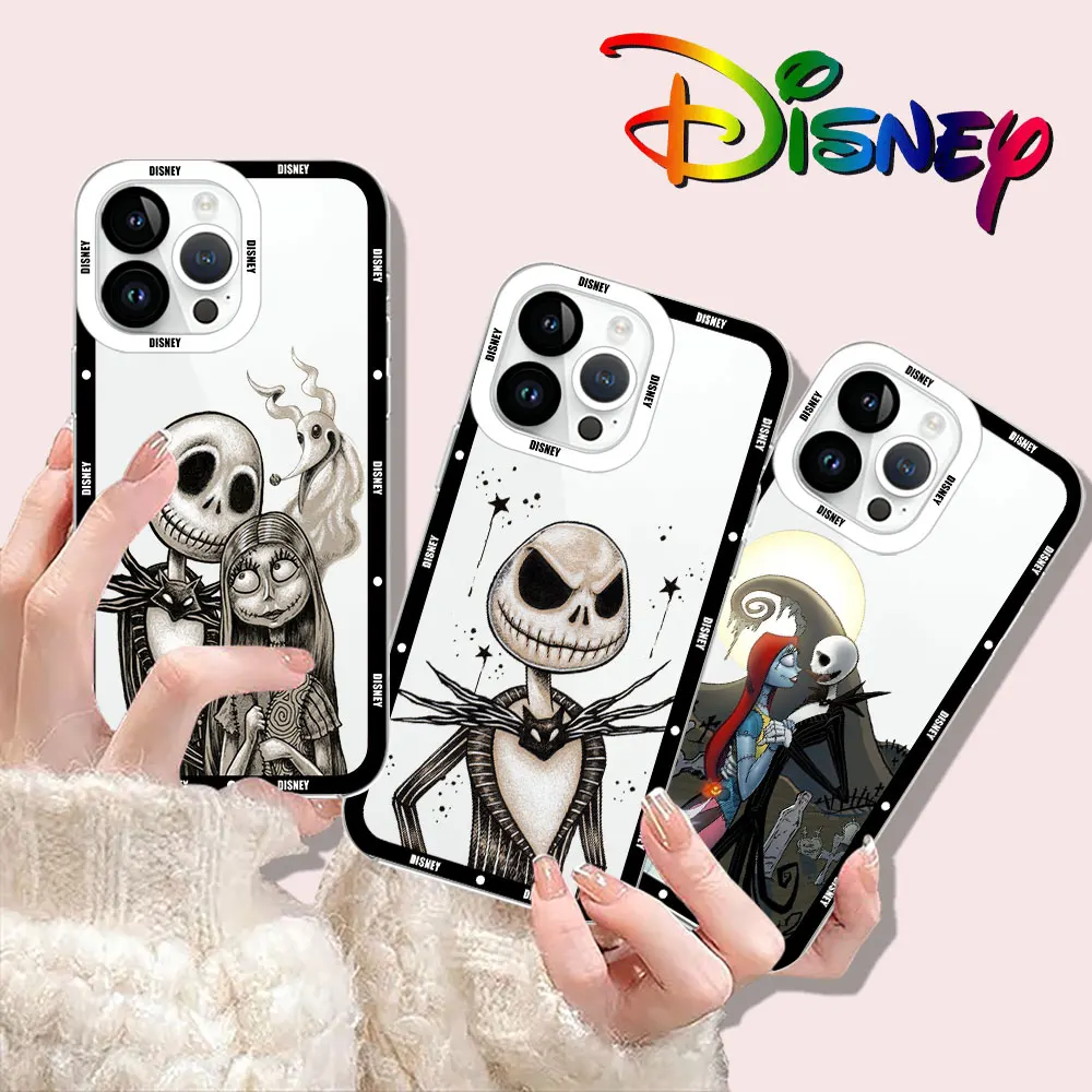 

Disney The Nightmare Before Christmas Clear Soft Phone Case For Xiaomi Redmi K40 12 12C 10 10C 10X 10A 9 9C 9T 9A 8 7 Pro Cover
