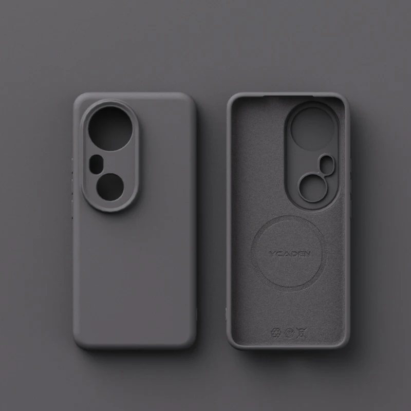 Magnetic Liquid Silicone Wireless Charging Case with Magsafe Matte Finish