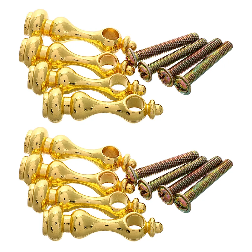 8pcs Fence Accessories Rail Post End Cap For Cabinet Baluster Ornament Iron Railing Metal Spindles Diy Furniture Hardware Glass 1