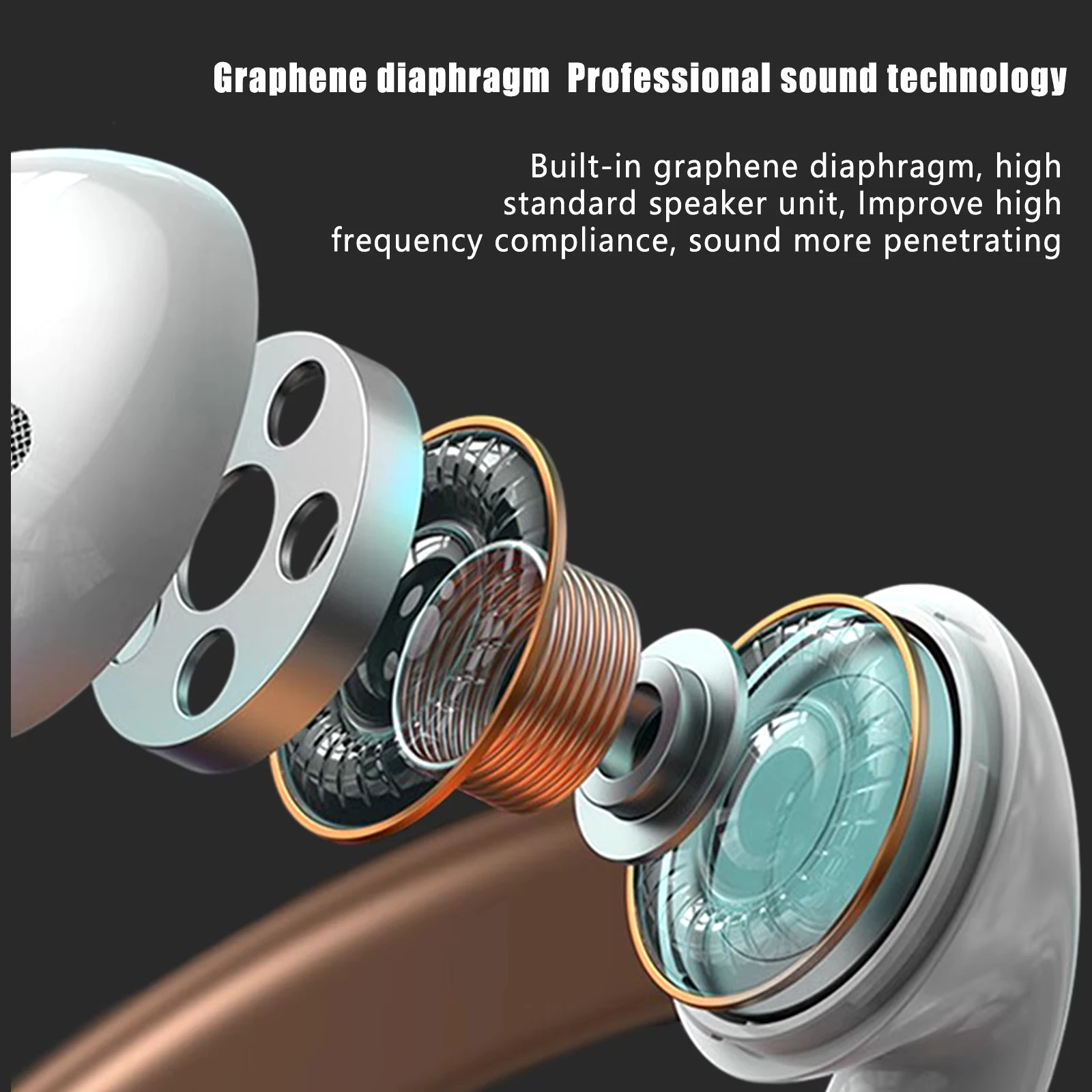 Wireless headphone bluetooth earphones wireless earphone XIAOMI AP05 Earbuds True Wireless Bluetooth 5.3 Earphone HIFI Stereo Sound Headphone Sport Earbuds Mic Android iOS