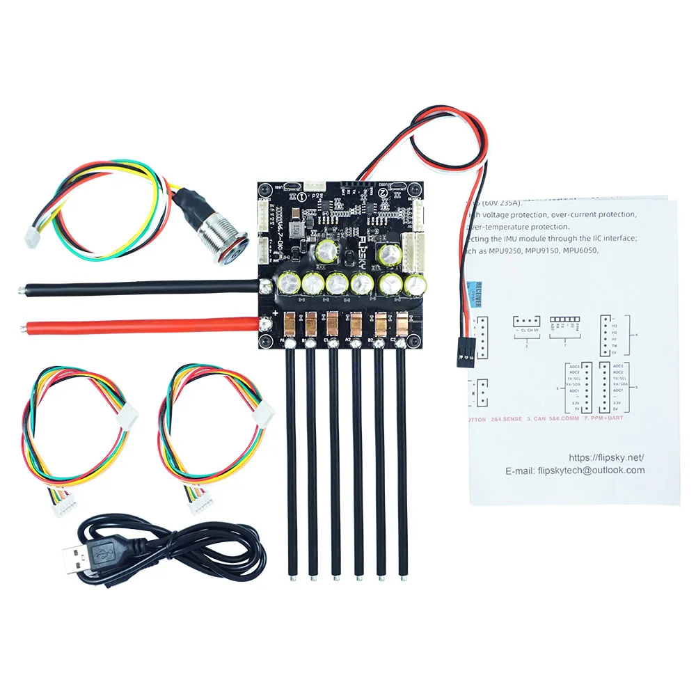 Speed Controller | Dc Motor | Parts Accs - New Fsesc6.7 3-12s Brushless  Motor Speed - Aliexpress