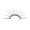 10pcs Sport Ball Inflating Pump Needle For Football Basketball Soccer Inflatable Air Valve Adaptor Stainless Steel Pump Pin 2