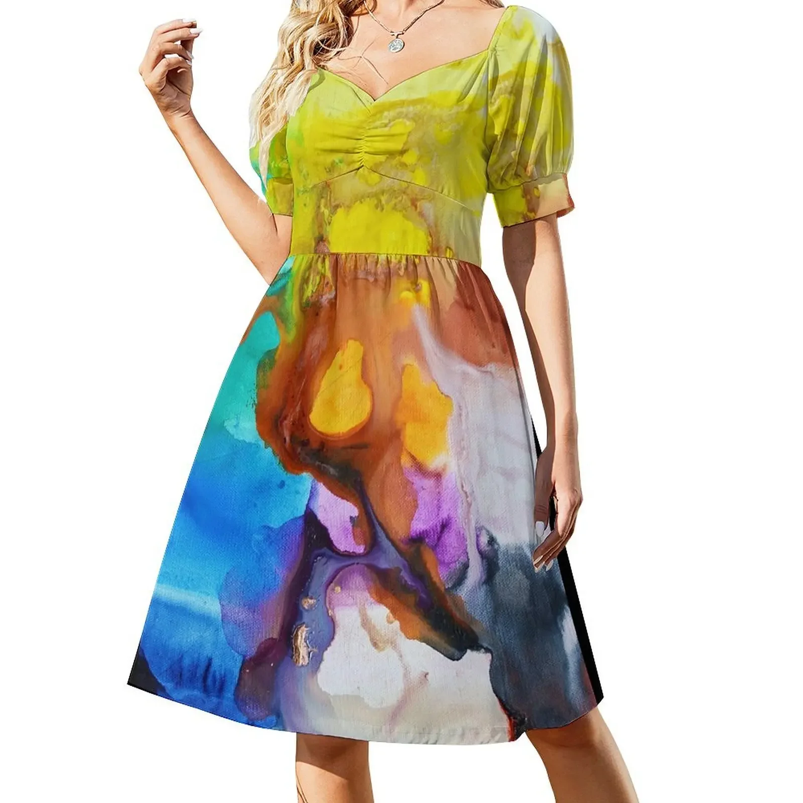 Vestido sin mangas Dragon's Lair Vestido de noche para mujer Ropa de mujer Vestido ropa vintage para mujer