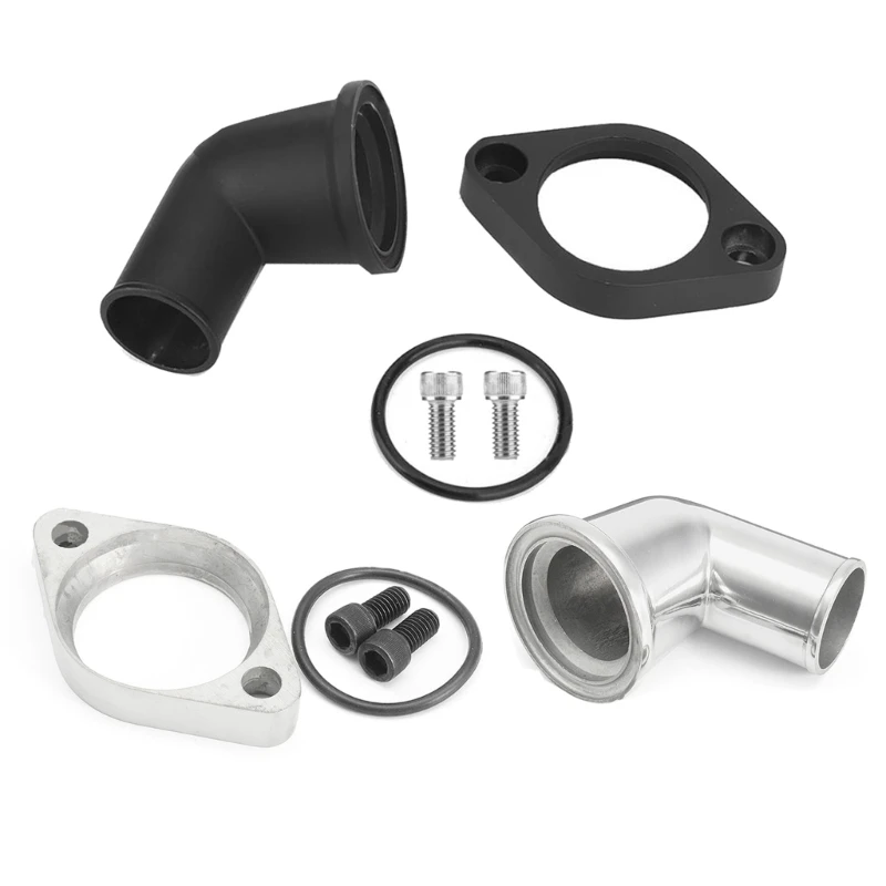 

090E Алюминиевый сплав 15 ° Поворотный корпус термостата Комплект для водной горловины Модификация автомобиля