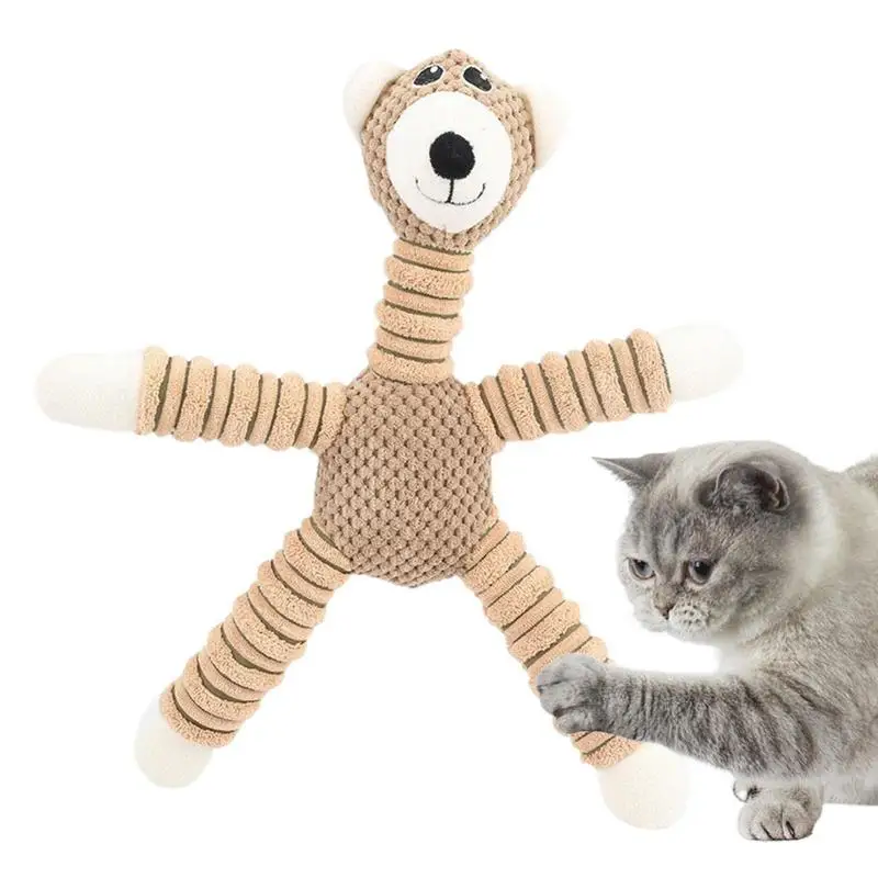 

Жевательные игрушки для собак, агрессивные жевательные игрушки для собак, цветные плюшевые животные, интерактивные тренировочные Домашние животные