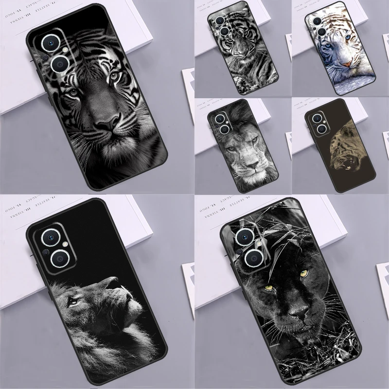 Animal Lion Tiger Cover Funda Per Oppo Reno 8 Lite 5 6 7 3 4 2Z 8T Oppo Find X6 X5 Pro X2 X3 Neo Lite Case