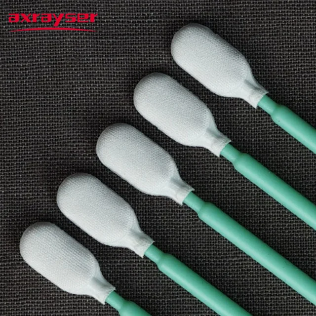 100pcs Cotton Micro Swab Industry Nonwoven Anti-static Dust Off for Lens Protective Window Fiber Laser Head Cleaning Tools 4