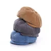 Winter Kids Hat For Girl And Boy Children Beret Caps Octagonal Clothes For Newborn Photography Props Child Hat Korean-style 5