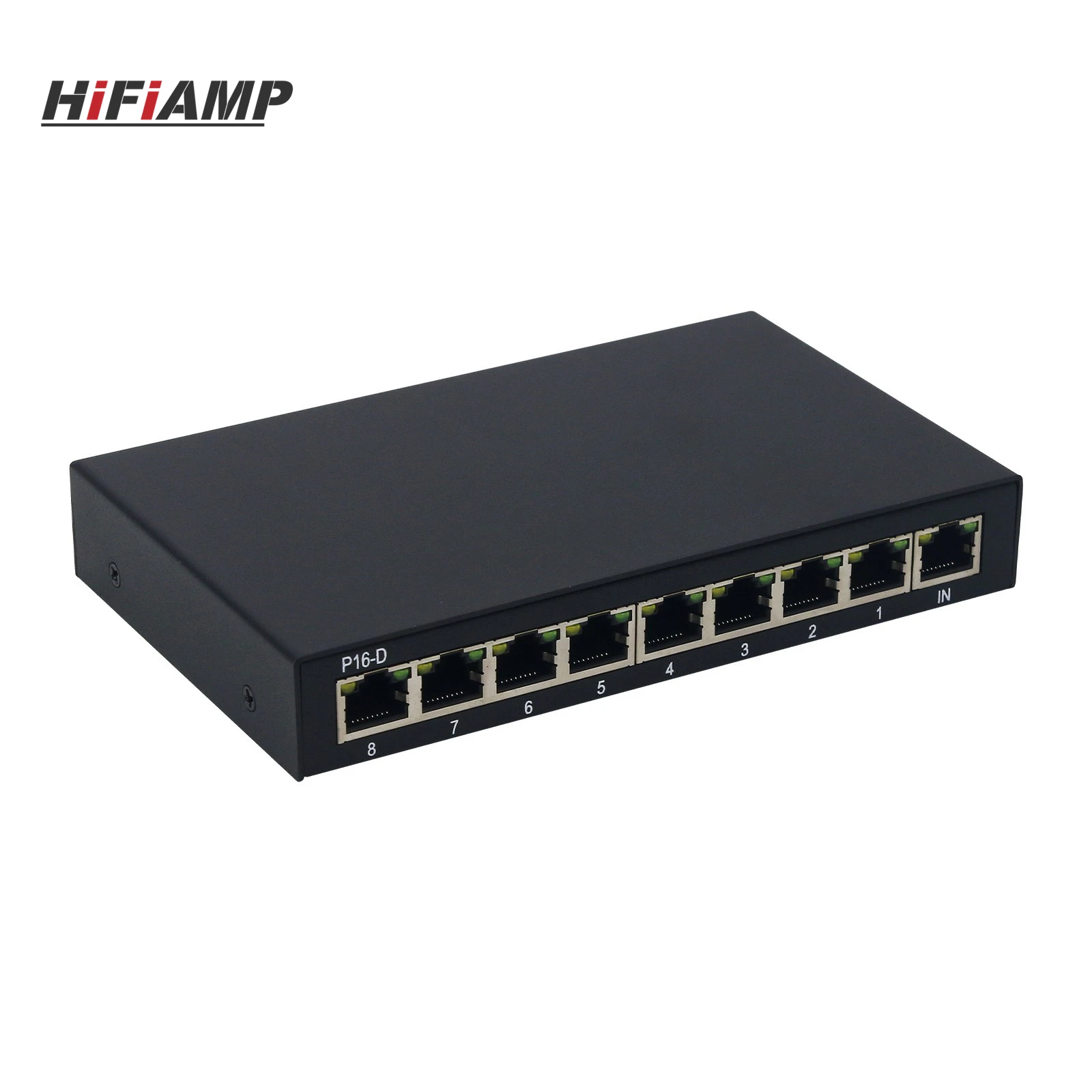 HiFiAMP P16D 16채널 디지털 분배 모듈 개인 모니터링 시스템용 24비트 디지털 분배기