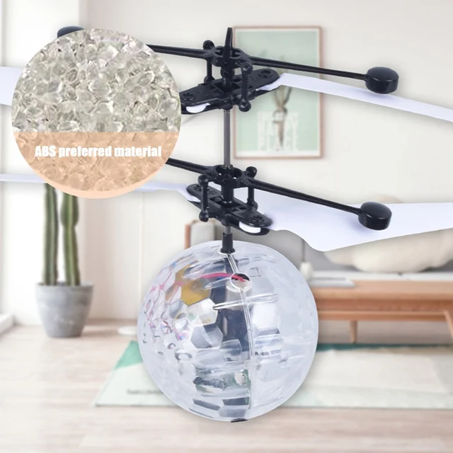 New Children's Flying Toy Seven-color Suspension Ball Induction Fashion Crystal Ball Model Flying Induction Toy Children's Gift 5