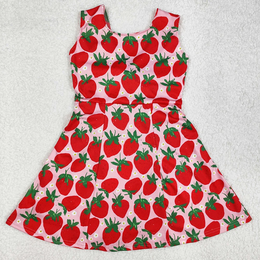 Boutique Baby Girls Swimsuits Knit Knee Length Active Wear Athletic Dresses Fashion Kids Swim Clothes Girls Swimwear Swimsuits 5