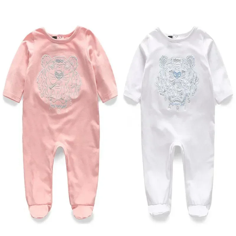 Baby Clothes Spring Autumn Baby Boy and Girl Romper Short Sleeve Cotton Infant Jumpsuit Cartoon Printed