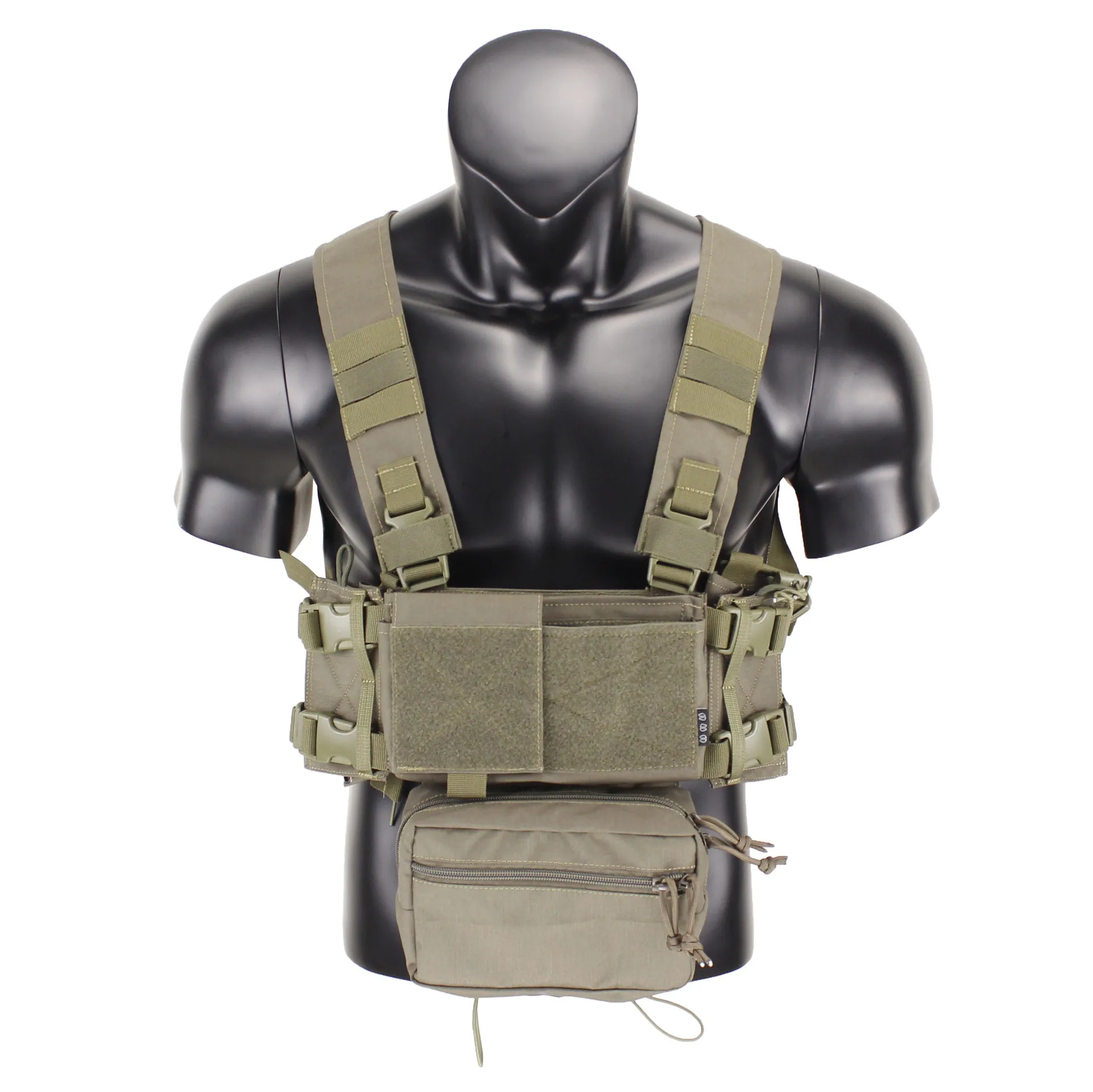 MK4 Micro Gear Chest Rig Bags for w/ 5.56 Mag Pouch Plate Carrier Chaleco  Tactico Camouflage Close Combat Airsoft