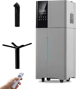 Umidificatore professionale di grande capacità con spruzzatore di nebulizzazione industriale da 24 litri per il controllo del magazzino, 360 ° Ugello girevole, energia 1