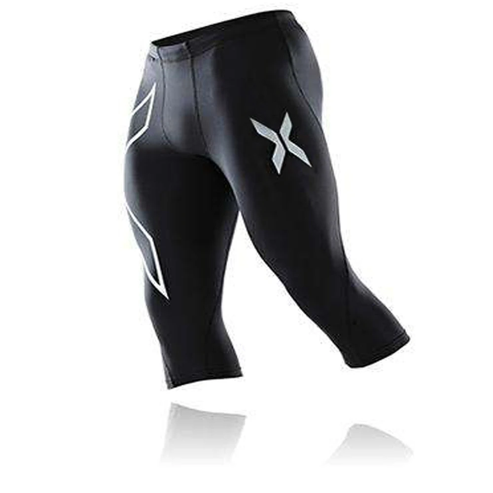 Men's Compression Tights Shorts Running Leggings Fitness Bodybuilding