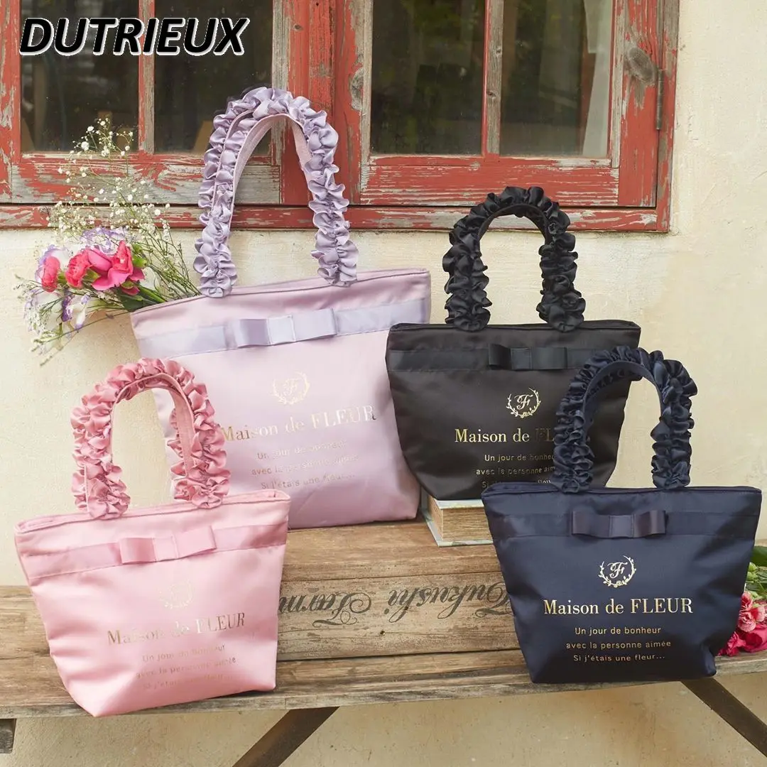 bolsa-casual-feminina-com-um-ombro-ziper-flor-de-pera-bolsa-de-ioga-feminina-estilo-japones-lolita-prenda-feminina-primavera-e-verao