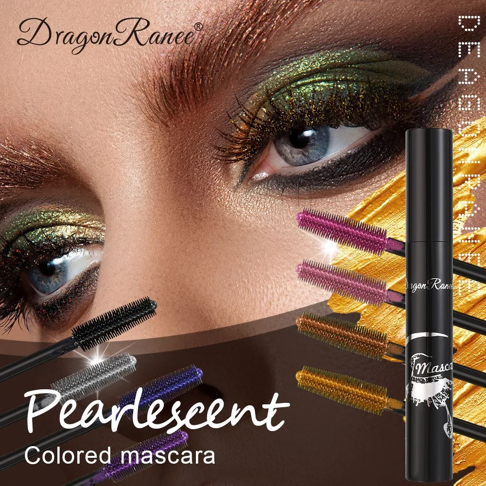 Mascara coloré, effet volume et courbure, waterproof, effet naturel, longue tenue, nacres bleues et roses, maquillage des yeux sans bavures, crème pour les cils_voghion.com