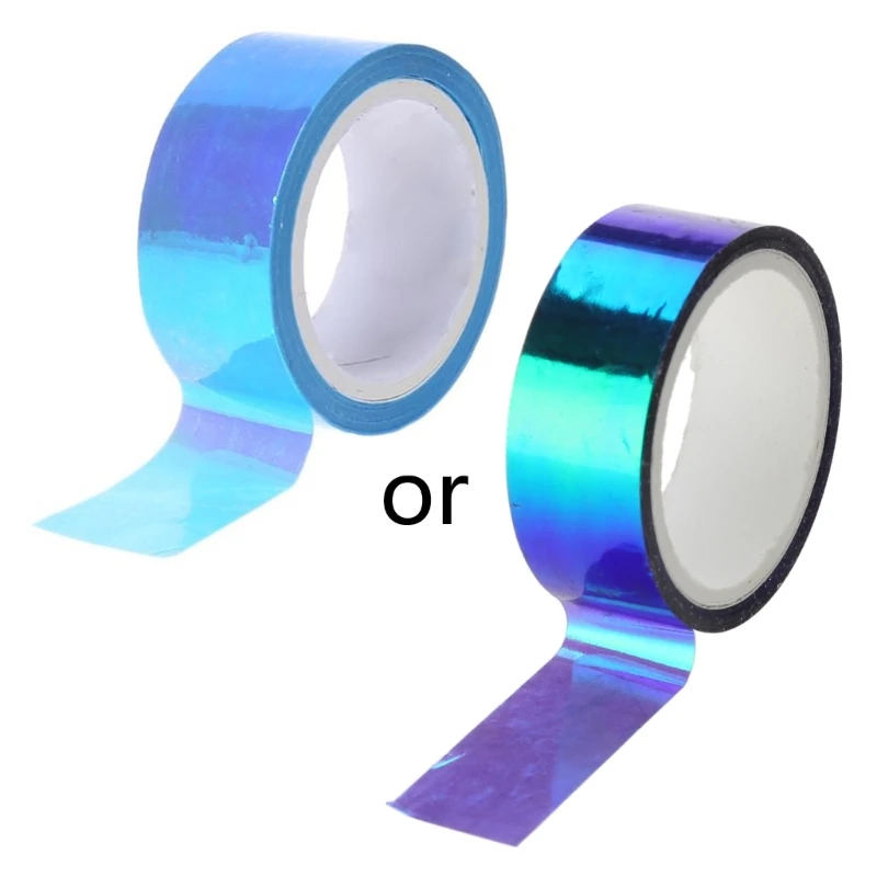 Gymnastics Decoration RG Prismatic Glitter Tape Hoops Stick Rhythmic Gymnastics Decoration DIY Scrapbooking