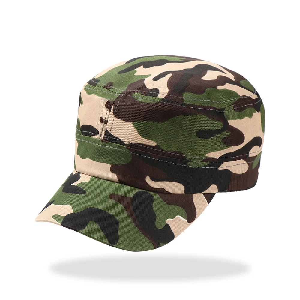 Chapeau militaire réglable pour hommes et femmes, casquette militaire, couvre-chef de pêche, casquette de Baseball décontractée, casquette plate, chapeau respirant pour l'extérieur