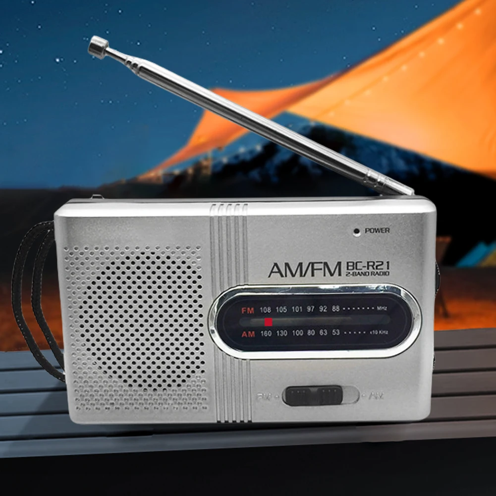 thumbnail image 2 of AM FM Portable Radio Battery Operated Radio By 4X D Cell Batteries 2 of 12