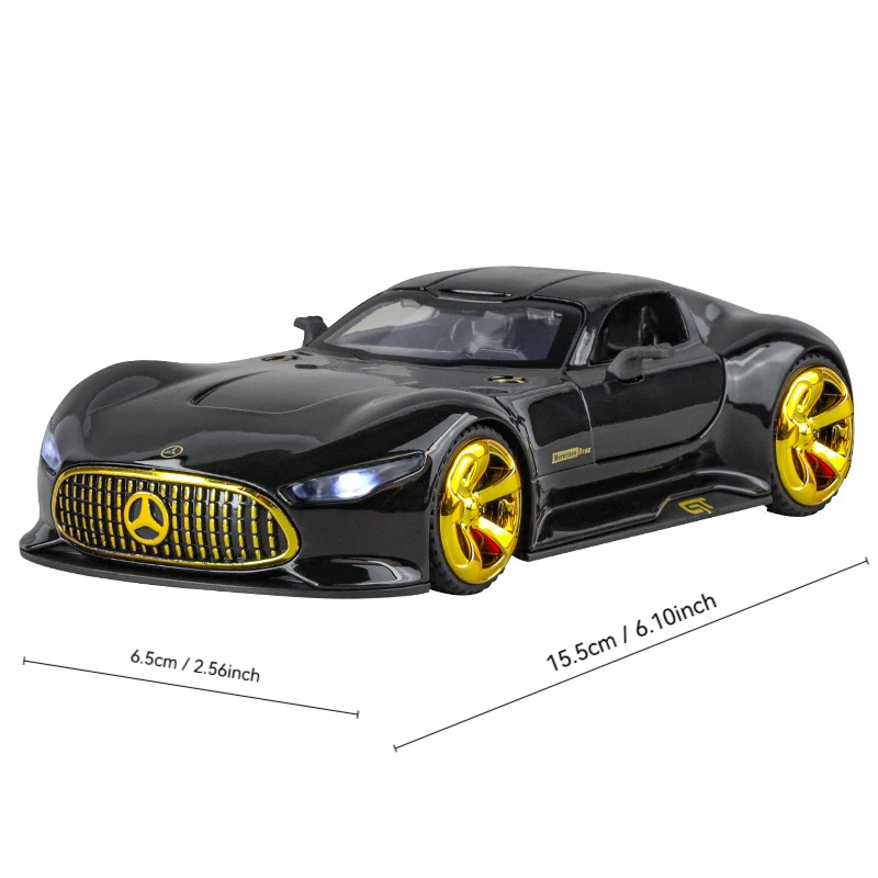 1:32 Diecast GT Car Model with Sound and Light - High-Detail Collector's Edition
