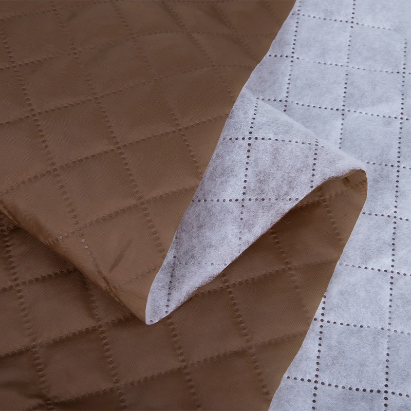 50X150cm Autumn Winter Padded Clothing Lining Coat Jacket Pressed Cotton Composite Lining Fabric Handmade DIY Quilted Fabric