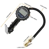 Digital Tire Pressure Gauge with Inflator 3-250 PSI Heavy Duty Air Compressor with Hose and Quick Connect Coupler Accessories 6