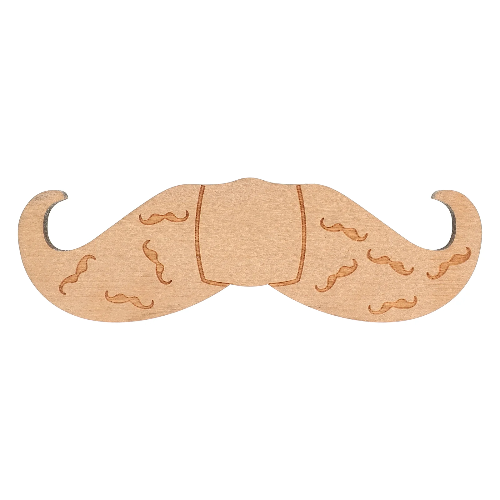 

Wedding Button Wooden Mustache Tie Man Garment Clothes Buttons Mens Novelty Necktie Ties Decor Bow For Groom Bowtie