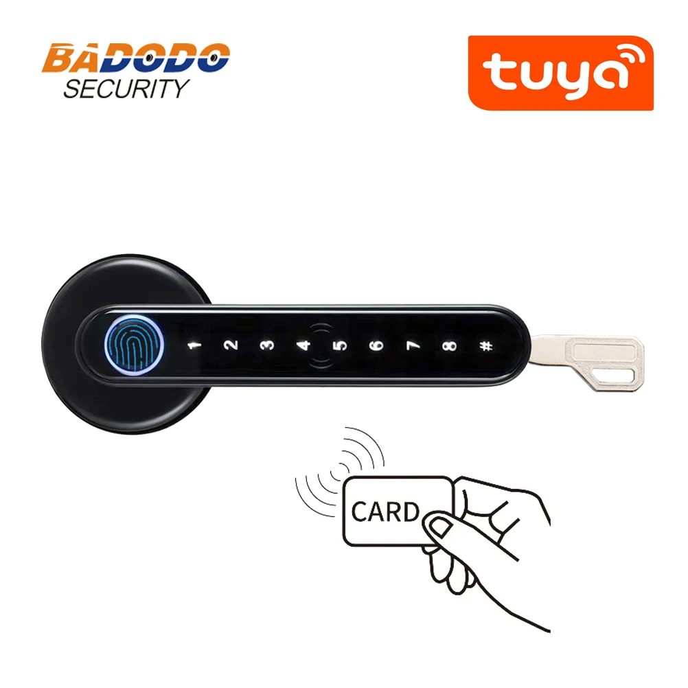 Ic Card Latch Lock Fingerprint Lock Smart Latch Lock Tuya App